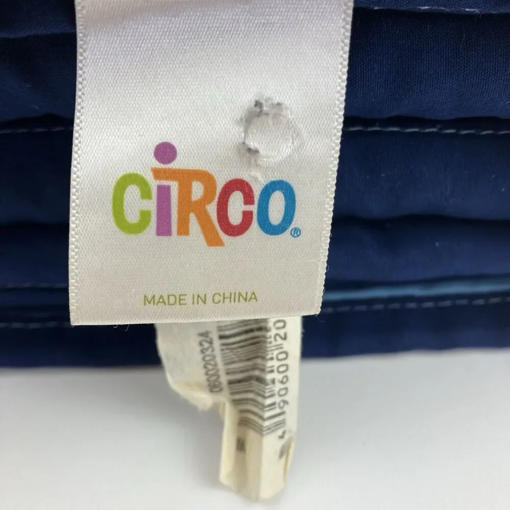 Circo Twin Sized Blue Blanket Quilt Bed Sheet Bedding Kids